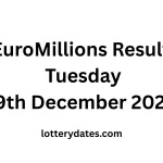EuroMillions Results Tuesday 9th December 2025