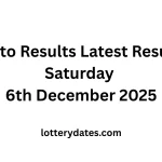 Lotto Results Latest Results Saturday 6th December 2025