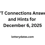 NYT Connections Answers and Hints for December 6, 2025 (#909)