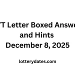 NYT Letter Boxed Answers and Hints December 8, 2025
