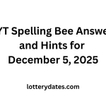 NYT Spelling Bee Answers and Hints for December 5, 2025