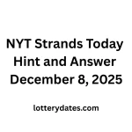 NYT Strands Today Hint and Answer December 8, 2025