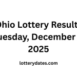Ohio Lottery Results Tuesday, December 2, 2025