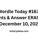 Wordle Today #1635 Hints & Answer ERASE – December 10, 2025